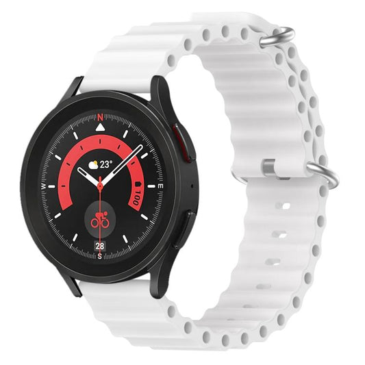 Bracelet de montre xDfind en silicone uni, style océan, 20 mm, 22 mm