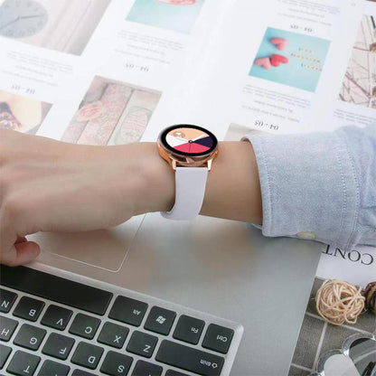 xDfind Pure Color Silicone Watch Band, 20mm, 22mm