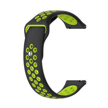 xDfind Two-color Silicone Watch Band, 20mm, 22mm