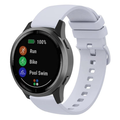 xDfind Flat Pure Color Silicone Watch Band, 20mm, 22mm, 18mm