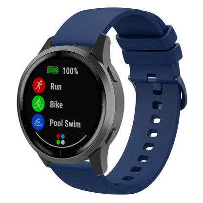 xDfind Flat Pure Color Silicone Watch Band, 20mm, 22mm, 18mm