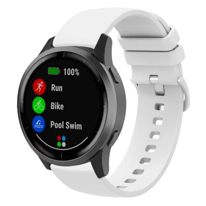 xDfind Flat Pure Color Silicone Watch Band, 20mm, 22mm, 18mm