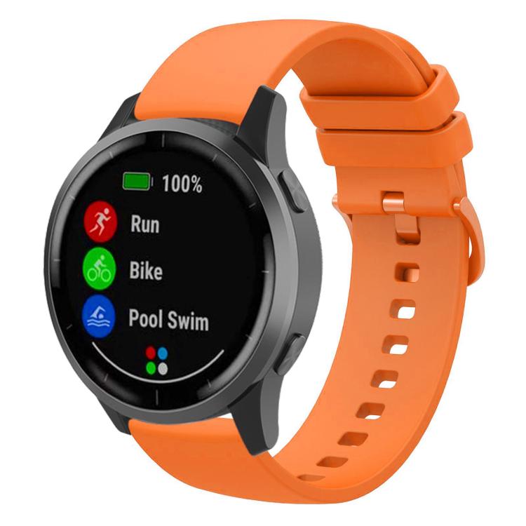 xDfind Flat Pure Color Silicone Watch Band, 20mm, 22mm, 18mm