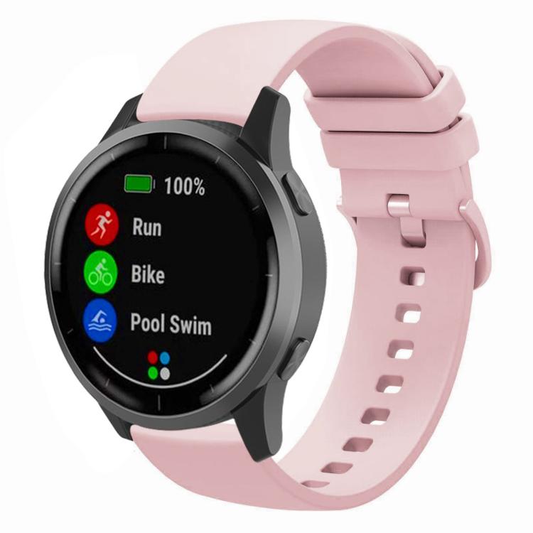 xDfind Flat Pure Color Silicone Watch Band, 20mm, 22mm, 18mm