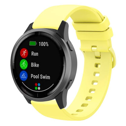 xDfind Flat Pure Color Silicone Watch Band, 20mm, 22mm, 18mm