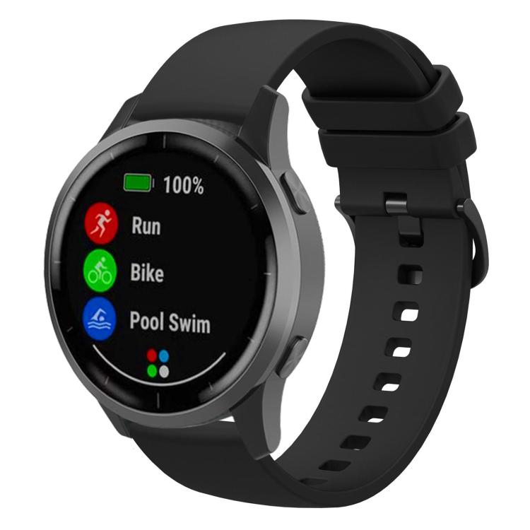 xDfind Flat Pure Color Silicone Watch Band, 20mm, 22mm, 18mm