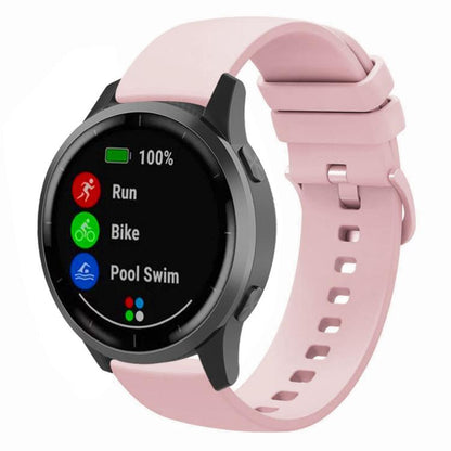 xDfind Flat Pure Color Silicone Watch Band, 20mm, 22mm, 18mm