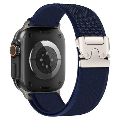 xDfind Titanium Buckle Snap Button Loop Nylon Watch Band, For Apple Watch 46mm / 49mm / 45mm / 44mm, For Apple Watch 42mm / 41mm / 40mm / 38mm