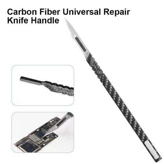 QianLi TX01, uniwersalna rękojeść noża z włókna węglowego, antystatyczna, niemagnetyczna, QianLi TX01