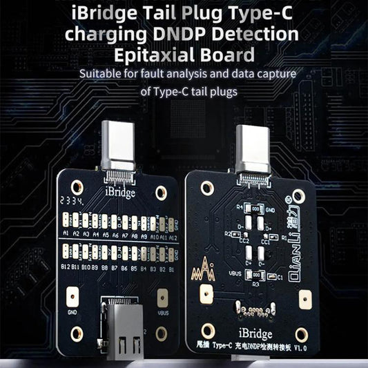 QianLi iBridge Tail Plug Charging DNDP Detection Epitaxial Board, Type-C, 8 Pin