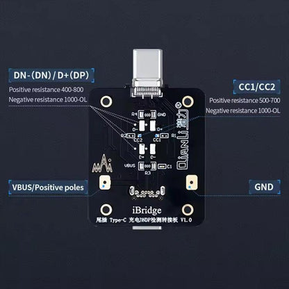 QianLi iBridge Tail Plug Charging DNDP Detection Epitaxial Board