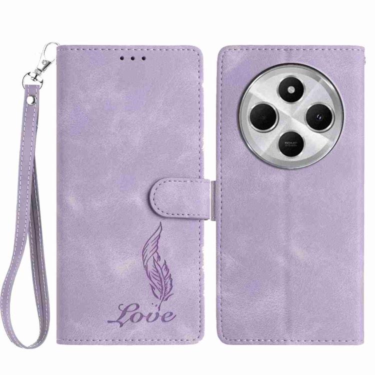 Skin Feel Embossed Feather Leather Phone Case, For Redmi K90, For Redmi K90 Pro Max, For Redmi 15C 5G / 4G EU 173mm, For Redmi 15 5G / 4G EU 171mm, For Redmi 15C 5G / 4G Global 171mm, For Redmi A5 4G 173.3mm, For Redmi Note 14 4G 164.84mm              ...