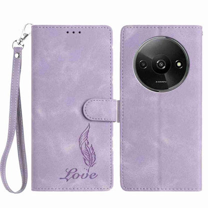 Skin Feel Embossed Feather Leather Phone Case, For Redmi K90, For Redmi K90 Pro Max, For Redmi 15C 5G / 4G EU 173mm, For Redmi 15 5G / 4G EU 171mm, For Redmi 15C 5G / 4G Global 171mm, For Redmi A5 4G 173.3mm, For Redmi Note 14 4G 164.84mm              ...