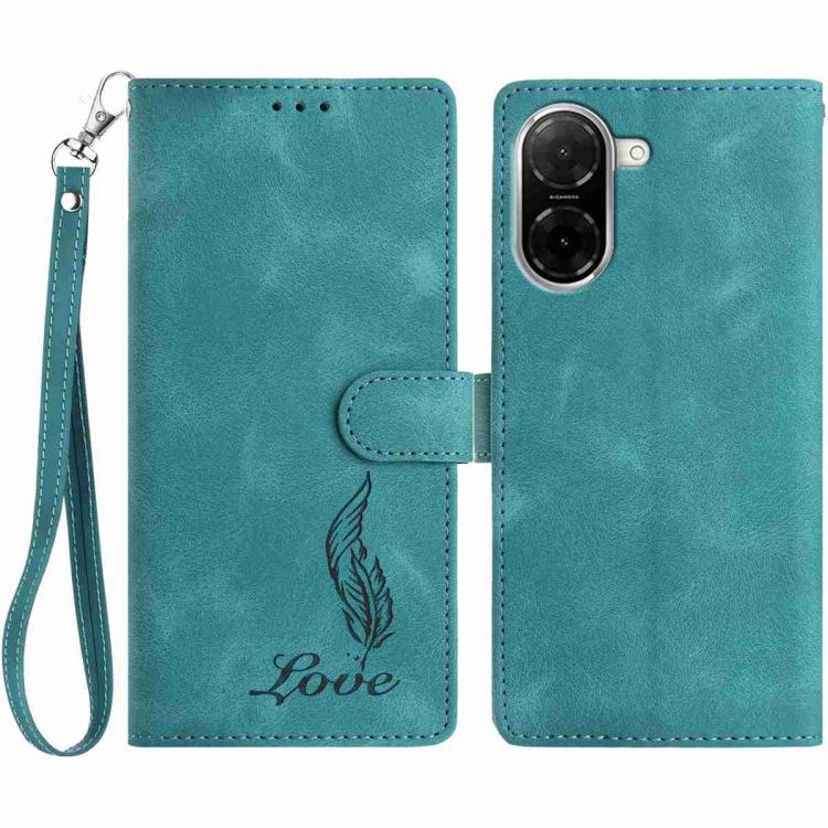 Skin Feel Embossed Feather Leather Phone Case, For Redmi K90, For Redmi K90 Pro Max, For Redmi 15C 5G / 4G EU 173mm, For Redmi 15 5G / 4G EU 171mm, For Redmi 15C 5G / 4G Global 171mm, For Redmi A5 4G 173.3mm, For Redmi Note 14 4G 164.84mm              ...