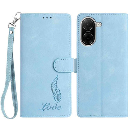 Skin Feel Embossed Feather Leather Phone Case, For Redmi K90, For Redmi K90 Pro Max, For Redmi 15C 5G / 4G EU 173mm, For Redmi 15 5G / 4G EU 171mm, For Redmi 15C 5G / 4G Global 171mm, For Redmi A5 4G 173.3mm, For Redmi Note 14 4G 164.84mm              ...
