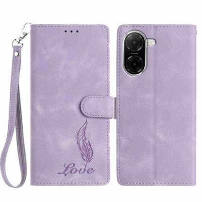 Skin Feel Embossed Feather Leather Phone Case, For Redmi K90, For Redmi K90 Pro Max, For Redmi 15C 5G / 4G EU 173mm, For Redmi 15 5G / 4G EU 171mm, For Redmi 15C 5G / 4G Global 171mm, For Redmi A5 4G 173.3mm, For Redmi Note 14 4G 164.84mm              ...