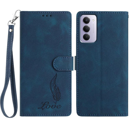 Skin Feel Embossed Feather Leather Phone Case, For Redmi K90, For Redmi K90 Pro Max, For Redmi 15C 5G / 4G EU 173mm, For Redmi 15 5G / 4G EU 171mm, For Redmi 15C 5G / 4G Global 171mm, For Redmi A5 4G 173.3mm, For Redmi Note 14 4G 164.84mm              ...