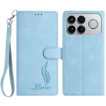 Skin Feel Embossed Feather Leather Phone Case, For Redmi K90, For Redmi K90 Pro Max, For Redmi 15C 5G / 4G EU 173mm, For Redmi 15 5G / 4G EU 171mm, For Redmi 15C 5G / 4G Global 171mm, For Redmi A5 4G 173.3mm, For Redmi Note 14 4G 164.84mm              ...