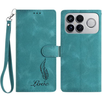 Skin Feel Embossed Feather Leather Phone Case, For Redmi K90, For Redmi K90 Pro Max, For Redmi 15C 5G / 4G EU 173mm, For Redmi 15 5G / 4G EU 171mm, For Redmi 15C 5G / 4G Global 171mm, For Redmi A5 4G 173.3mm, For Redmi Note 14 4G 164.84mm              ...