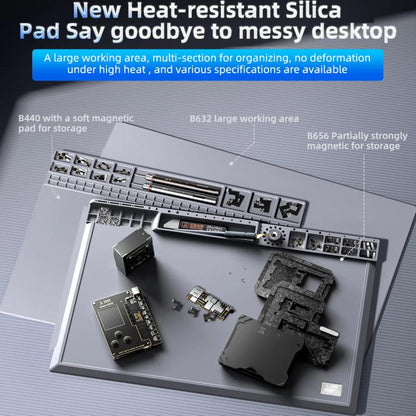 Mega-Idea B656 Desktop Insulation Heat-Resistant Silicone Pad, B656