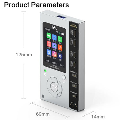Programmeur de réparation de téléphone multifonction i2C A8S, hôte + carte True Tone 7-15 Pro Max, hôte + carte True Tone 12-15 Plus, hôte