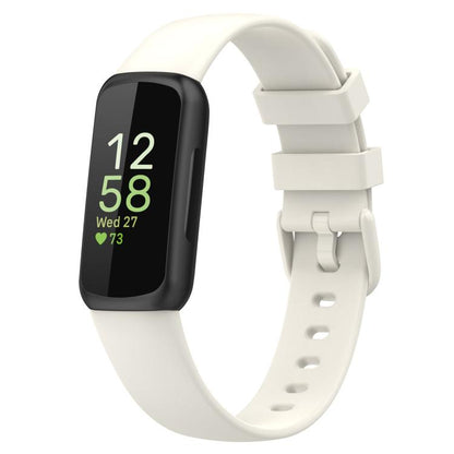 For Fitbit Inspire 3 xDfind Solid Color Silicone Watch Band, S, L