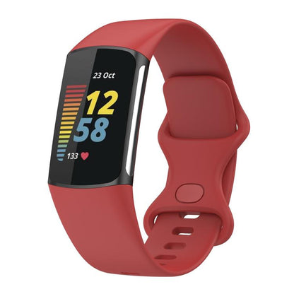 For Fitbit Charge 6 / 5 xDfind Silicone Watch Band, S, L