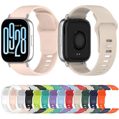 xDfind Bracelet de montre en silicone à boucle inversée de couleur unie, pour Redmi Watch 5 Active / Watch 5 Lite