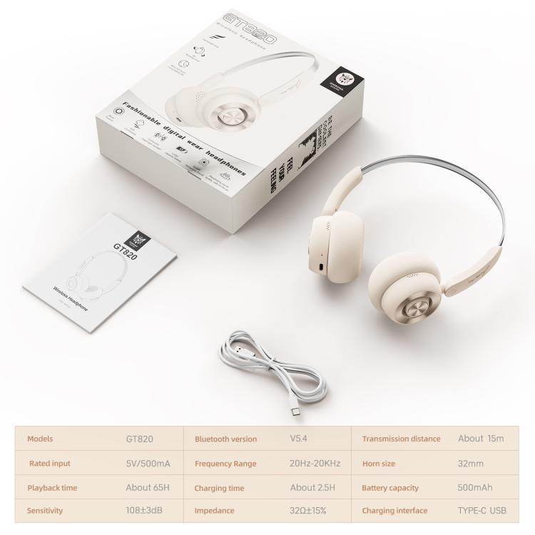 ONIKUMA GT820 Head-mounted Wireless Bluetooth Headphone
