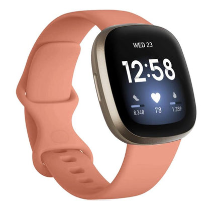 For Fitbit Versa 4 / Versa 3 / Sense2 / Sense xDfind Silicone Watch Band, S, L
