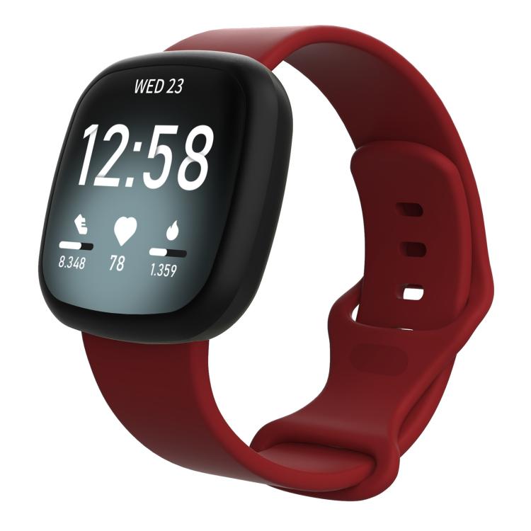 For Fitbit Versa 4 / Versa 3 / Sense2 / Sense xDfind Silicone Watch Band, S, L