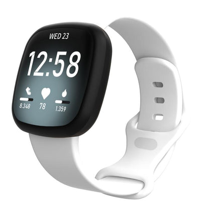 For Fitbit Versa 4 / Versa 3 / Sense2 / Sense xDfind Silicone Watch Band, S, L