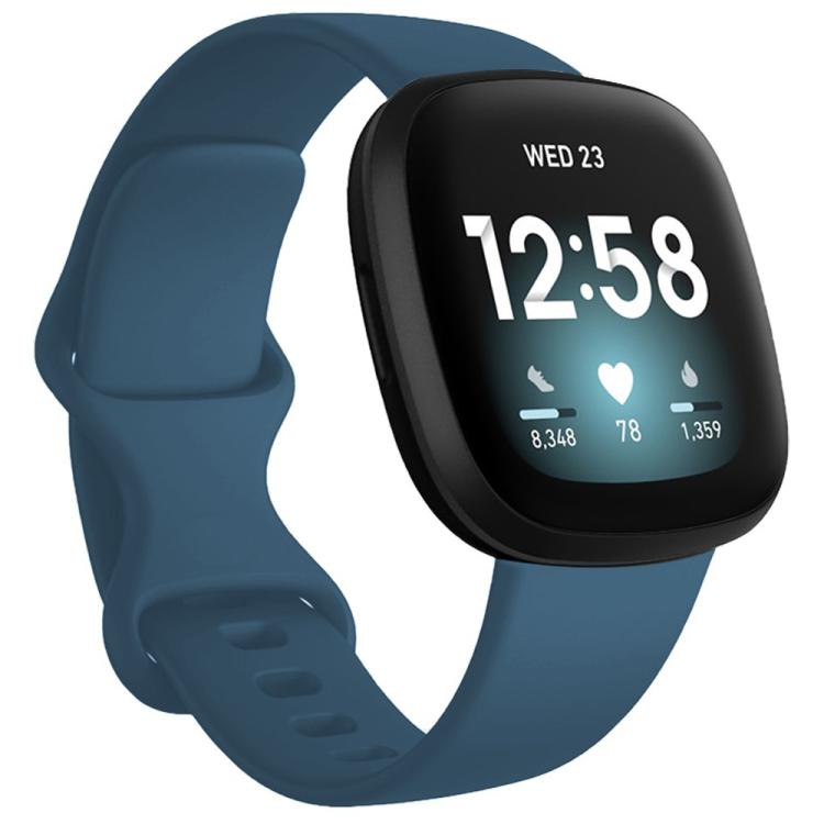 For Fitbit Versa 4 / Versa 3 / Sense2 / Sense xDfind Silicone Watch Band, S, L