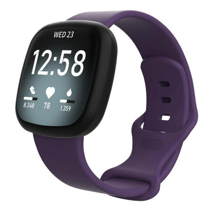 For Fitbit Versa 4 / Versa 3 / Sense2 / Sense xDfind Silicone Watch Band, S, L