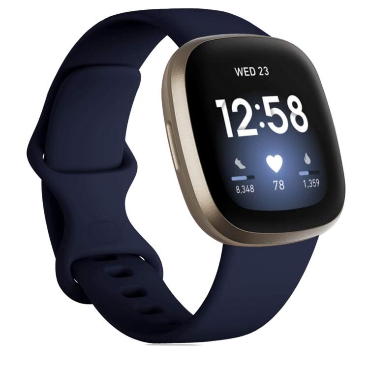 For Fitbit Versa 4 / Versa 3 / Sense2 / Sense xDfind Silicone Watch Band, S, L