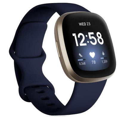 For Fitbit Versa 4 / Versa 3 / Sense2 / Sense xDfind Silicone Watch Band, S, L