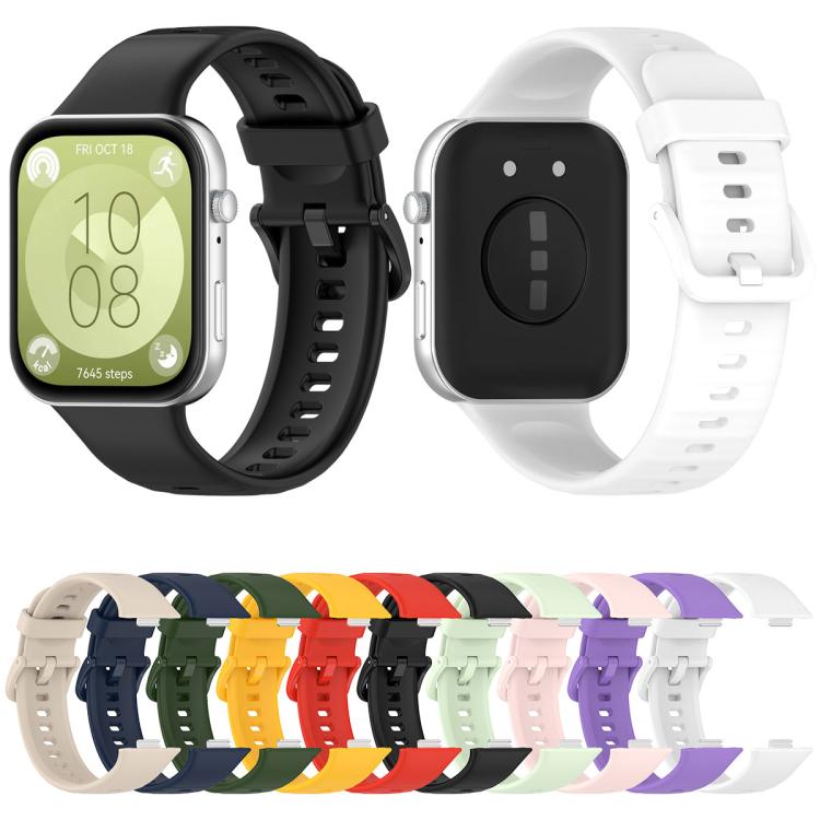 xDfind Bracelet de montre sport en silicone à boucle colorée, pour Huawei Watch Fit 5 / Fit 5 Pro