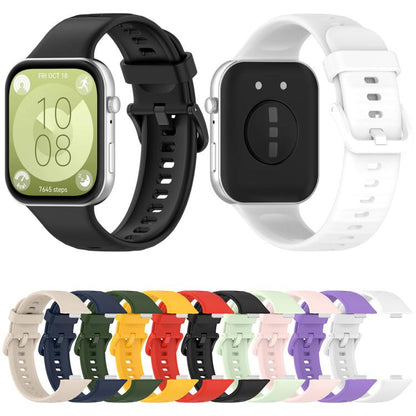 xDfind Bracelet de montre sport en silicone à boucle colorée, pour Huawei Watch Fit 5 / Fit 5 Pro