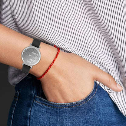 xDfind Quick Release Silver Buckle Silicone Watch Band Wristband, For Garmin Lily 2