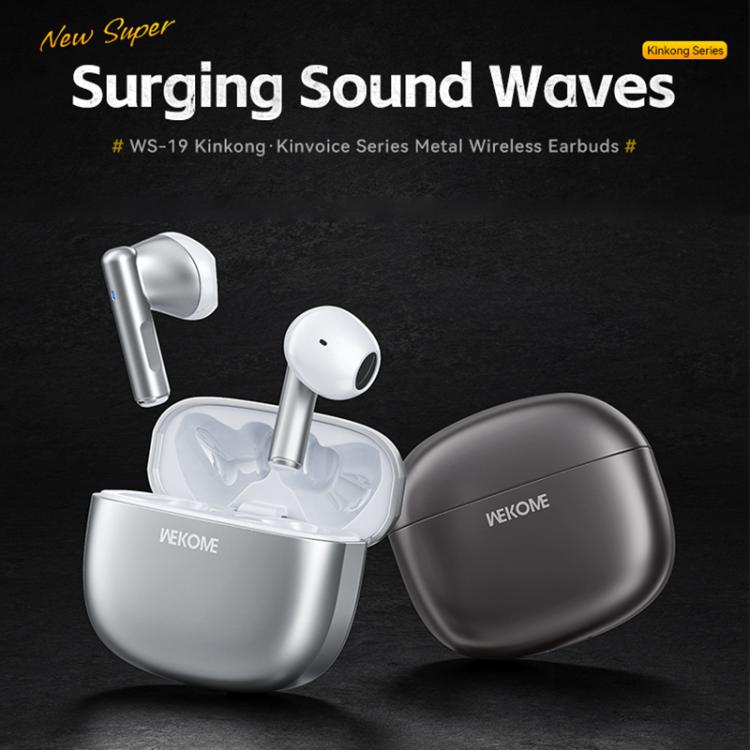 WK WS-19 Kinvoice Series Metal TWS Wireless Earbuds, WS-19