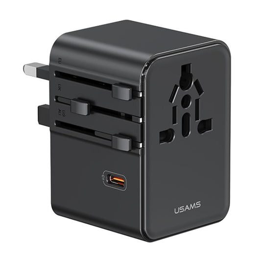 USAMS CC310 70W Three Type-C and Dual USB-A Ports Universal Travel Charger, CC310