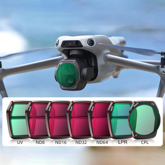 For DJI Air 3S BRDRC Camera Lens Filter, ND64