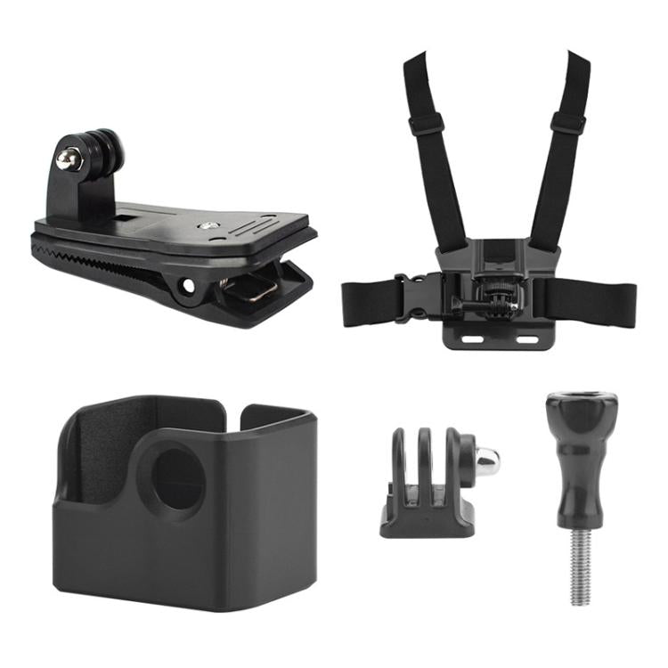 For DJI OSMO Pocket 3 BRDRC Protection Frame Adapter Base, Frame, Frame + Backpack Clip, Frame + Clip + Chest Strap, Frame + Head Strap, Frame + Chest Strap
