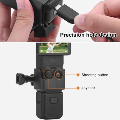 For DJI OSMO Pocket 3 BRDRC Protection Frame Adapter Base, Frame, Frame + Backpack Clip, Frame + Clip + Chest Strap, Frame + Head Strap, Frame + Chest Strap