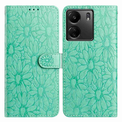 Daisy Embossed Leather Phone Case, For Redmi A3, For Redmi 13C 4G