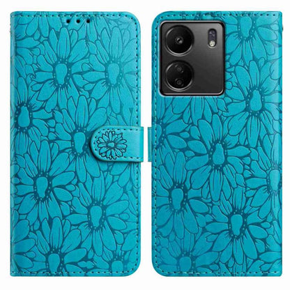 Daisy Embossed Leather Phone Case, For Redmi A3, For Redmi 13C 4G