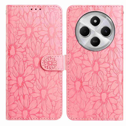 Daisy Embossed Leather Phone Case, For Redmi K90 Pro Max / Poco F8 Ultra, For Redmi K90 / Poco F8 Pro, For Redmi 15C 5G / 4G EU 173mm, For Redmi 15 5G / 4G EU 171mm, For Redmi 15C 5G / 4G Global 171mm, For Redmi A5 4G 173.3mm                           ...