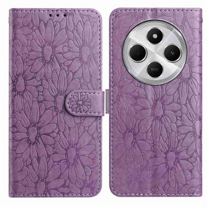 Daisy Embossed Leather Phone Case, For Redmi K90 Pro Max / Poco F8 Ultra, For Redmi K90 / Poco F8 Pro, For Redmi 15C 5G / 4G EU 173mm, For Redmi 15 5G / 4G EU 171mm, For Redmi 15C 5G / 4G Global 171mm, For Redmi A5 4G 173.3mm                           ...