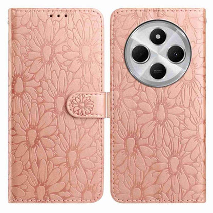 Daisy Embossed Leather Phone Case, For Redmi K90 Pro Max / Poco F8 Ultra, For Redmi K90 / Poco F8 Pro, For Redmi 15C 5G / 4G EU 173mm, For Redmi 15 5G / 4G EU 171mm, For Redmi 15C 5G / 4G Global 171mm, For Redmi A5 4G 173.3mm                           ...