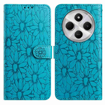 Daisy Embossed Leather Phone Case, For Redmi K90 Pro Max / Poco F8 Ultra, For Redmi K90 / Poco F8 Pro, For Redmi 15C 5G / 4G EU 173mm, For Redmi 15 5G / 4G EU 171mm, For Redmi 15C 5G / 4G Global 171mm, For Redmi A5 4G 173.3mm                           ...